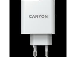 CANYON H-65, GAN 65W charger  Input:  100V-240V Output: 5.0V3.0A /9.0V3.0A /12.0V-3.0A/ 15.0V-3.0A /20.0V3.25A , Eu plug, Over- Voltage ,  over-heated, over-current and short circuit protection Compliant with CE RoHs,ERP. Size: 53*53*29mm, 110g, Whit