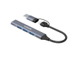 CANYON hub DS-02 4in1 USB-A/C Grey