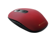 CANYON MW-9 2 in 1 Wireless optical mouse with 6 buttons, DPI 800/1000/1200/1500, 2 mode(BT/ 2.4GHz), Battery AA*1pcs, Red, silent switch for right/left keys, 65.4*112.25*32.3mm, 0.092kg