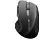 CANYON MW-01, 2.4GHz wireless mouse with 6 buttons, optical tracking - blue LED, DPI 1000/1200/1600, Black pearl glossy, 113x71x39.5mm, 0.07kg