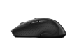 CANYON MW-01, 2.4GHz wireless mouse with 6 buttons, optical tracking - blue LED, DPI 1000/1200/1600, Black pearl glossy, 113x71x39.5mm, 0.07kg