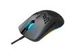 CANYON Puncher GM-11, Gaming Mouse with 7 programmable buttons, Pixart 3519 optical sensor, 4 levels of DPI and up to 4200, 5 million times key life, 1.65m Ultraweave cable, UPE feet and colorful RGB lights, Black, size:128.5x67x37.5mm, 105g