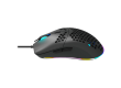 CANYON Puncher GM-11, Gaming Mouse with 7 programmable buttons, Pixart 3519 optical sensor, 4 levels of DPI and up to 4200, 5 million times key life, 1.65m Ultraweave cable, UPE feet and colorful RGB lights, Black, size:128.5x67x37.5mm, 105g