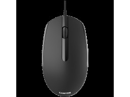 CANYON M-10, Canyon Wired optical mouse with 3 buttons, DPI 1000, with 1.5M USB cable, black, 65*115*40mm, 0.1kg