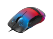 CANYON Braver GM-728, Optical Crystal gaming mouse, Instant 825, ABS material, huanuo 10 million cycle switch, 1.65M TPE cable with magnet ring, weight: 114g, Size: 122.6*66.2*38.2mm, Black