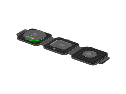 CANYON wireless charger WS-305 15W 3in1 Foldable Black