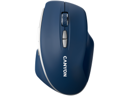 CANYON MW-21, 2.4 GHz  Wireless mouse ,with 7 buttons, DPI 800/1200/1600, Battery: AAA*2pcs,Blue,72*117*41mm, 0.075kg