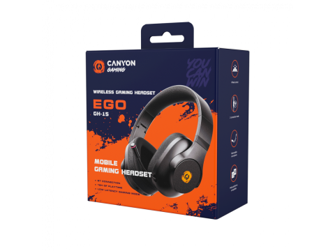 CANYON headset EGO GH-15 2in1 BT Black