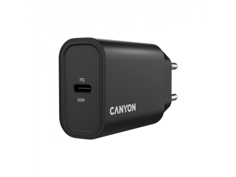 CANYON charger OnCharge 30CL Max Power 30W 1xPD EU Black