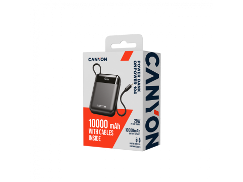 CANYON power bank OnPower 104 10000mAh Black