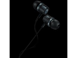 CANYON EP-3, Stereo earphones with microphone, Dark gray, cable length 1.2m, 21.5*12mm, 0.011kg