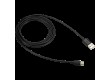 CANYON UC-2, Type C USB 2.0 standard cable, Power & Data output, 5V 1A, OD 3.2mm, PVC Jacket, 2m, black, 0.036kg