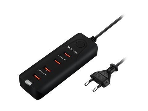 CANYON charger H-09 4.2A/4USB-A Desk Black
