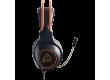 CANYON Nightfall GH-7, Gaming headset with 7.1 USB connector, adjustable volume control, orange LED backlight, cable length 2m, Black, 182*90*231mm, 0.336kg