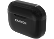 CANYON TWS-3, Bluetooth headset, with microphone, BT V5.0, Bluetrum AB5376A2, battery EarBud 40mAh*2+Charging Case 300mAh, cable length 0.3m, 62*22*46mm, 0.046kg, Black