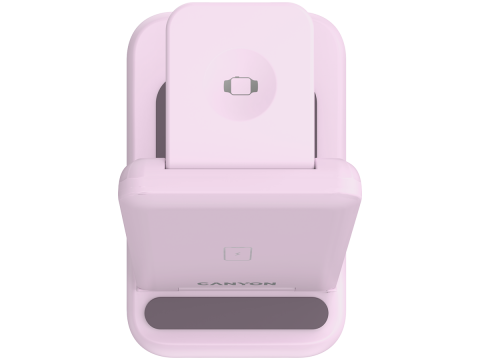 CANYON wireless charger WS-304 15W 3in1 Iced Pink
