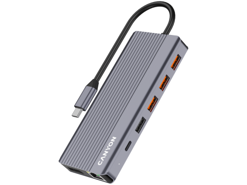 CANYON hub DS-16 13in1 4k USB-C Grey