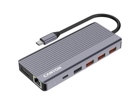 CANYON hub DS-16 13in1 4k USB-C Grey