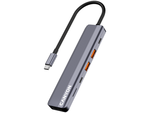 CANYON hub DS-17 6in1 4k USB-C Grey