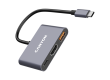 CANYON hub DS-4 3in1 USB-C Grey