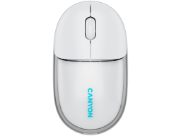 CANYON mouse OnClick 24 BT/ Wireless Transparent/White