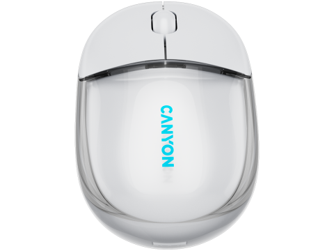 CANYON mouse OnClick 24 BT/ Wireless Transparent/White