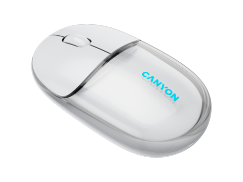 CANYON mouse OnClick 24 BT/ Wireless Transparent/White