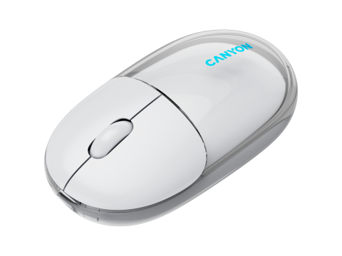 CANYON mouse OnClick 24 BT/ Wireless Transparent/White