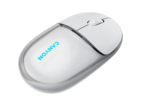 CANYON mouse OnClick 24 BT/ Wireless Transparent/White