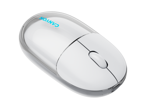 CANYON mouse OnClick 24 BT/ Wireless Transparent/White