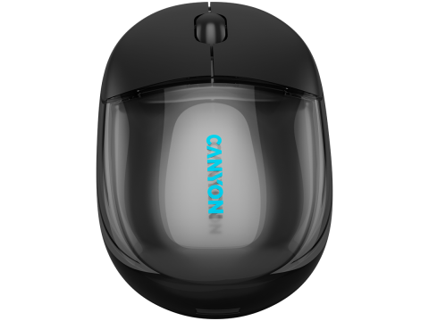 CANYON mouse OnClick 24 BT/ Wireless Transparent/Black