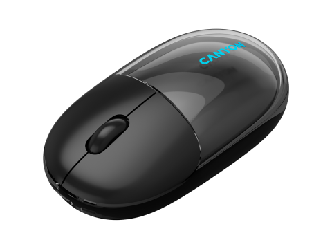 CANYON mouse OnClick 24 BT/ Wireless Transparent/Black