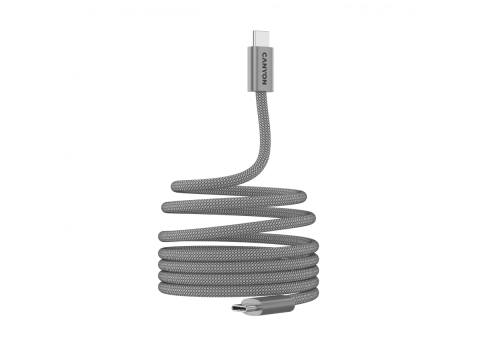 CANYON cable OnWire 60MG C-C 60W Magnet Braided 1m Light Grey