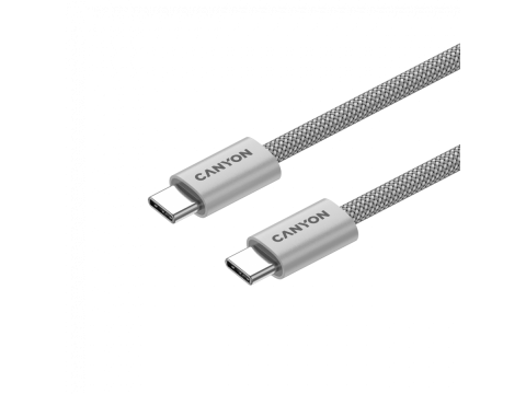 CANYON cable OnWire 60MG C-C 60W Magnet Braided 1m Light Grey