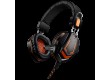 CANYON Fobos GH-3A, Gaming headset 3.5mm jack with microphone and volume control, with 2in1 3.5mm adapter, cable 2M, Black, 0.36kg