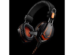 CANYON Fobos GH-3A, Gaming headset 3.5mm jack with microphone and volume control, with 2in1 3.5mm adapter, cable 2M, Black, 0.36kg