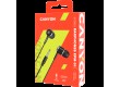 CANYON EPM-01, Stereo earphones with microphone, Black, cable length 1.2m, 23*9*10.5mm,0.013kg