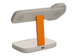 CANYON Wireless Charging Station Hexagon 310 3in1 LightGrey/Orange