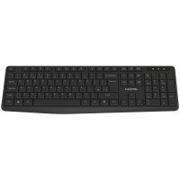 CANYON keyboard KB-W01 RU Wireless Black