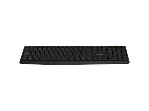 CANYON keyboard KB-W01 RU Wireless Black