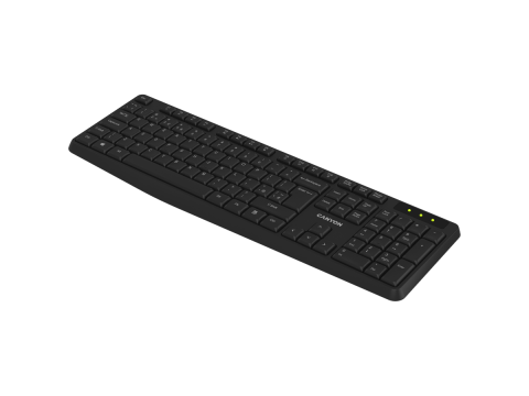 CANYON keyboard KB-W01 RU Wireless Black