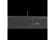 CANYON HKB-20, wired keyboard with Silent switches ,105 keys,black, 1.8 Meters cable length,Size 442*142*17.5mm,460g,RU layout