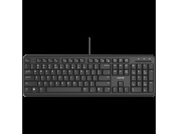 CANYON HKB-20, wired keyboard with Silent switches ,105 keys,black, 1.8 Meters cable length,Size 442*142*17.5mm,460g,RU layout