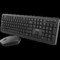 CANYON SET-W20, Wireless combo set,Wireless keyboard with Silent switches,105 keys,HU layout,optical 3D Wireless mice 100DPI black