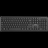 CANYON HKB-W20, Wireless keyboard with Silent switches ,105 keys,black,Size 442*142*17.5mm,460g,RU layout