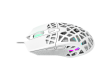 CANYON Puncher GM-20, High-end Gaming Mouse with 7 programmable buttons, Pixart 3360 optical sensor, 6 levels of DPI and up to 12000, 10 million times key life, 1.65m Ultraweave cable, Low friction with PTFE feet and colorful RGB lights, white, size: