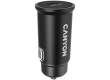 Canyon C-20, PD 20W Pocket size car charger, input: DC12V-24V, output: PD20W, support iPhone12 PD fast charging, Compliant with CE RoHs , Size: 50.6*23.4*23.4, 18g, Black