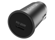 Canyon C-20, PD 20W Pocket size car charger, input: DC12V-24V, output: PD20W, support iPhone12 PD fast charging, Compliant with CE RoHs , Size: 50.6*23.4*23.4, 18g, Black