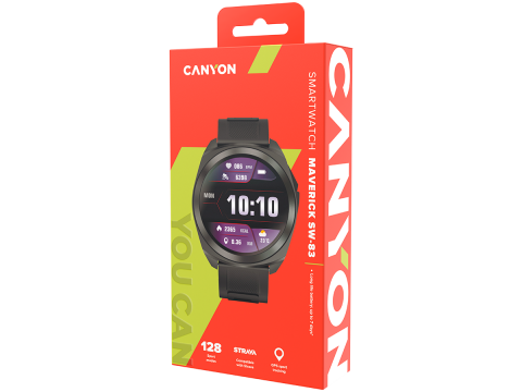 CANYON smart watch Maveric SW-83 GPS Black