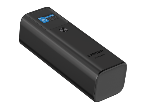 CANYON power bank PB-2010 TFT 27000 mAh 97.2Wh PD140W QC 3.0 Dark Grey
